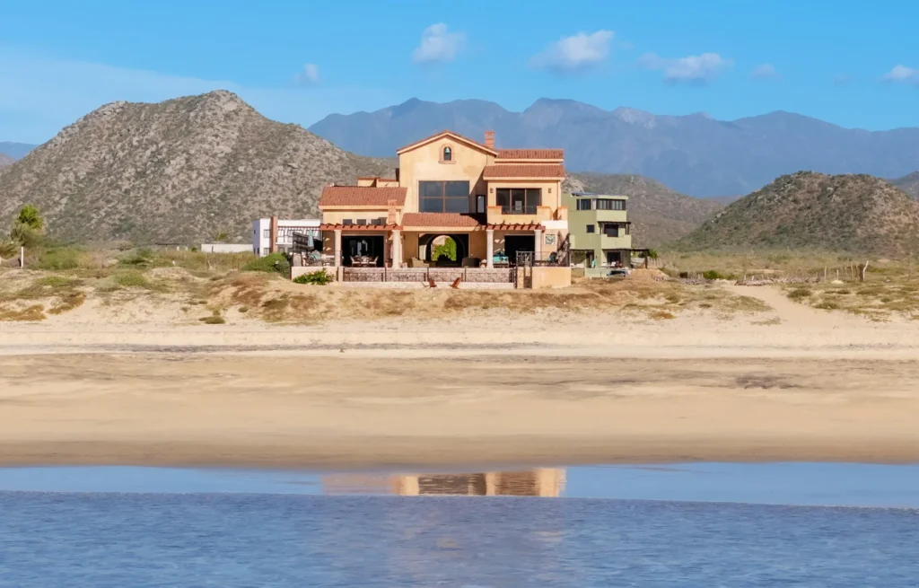 Modern Luxury Homes in Todos Santos for sale featuring oceanfront residences along the Pacific coastline
