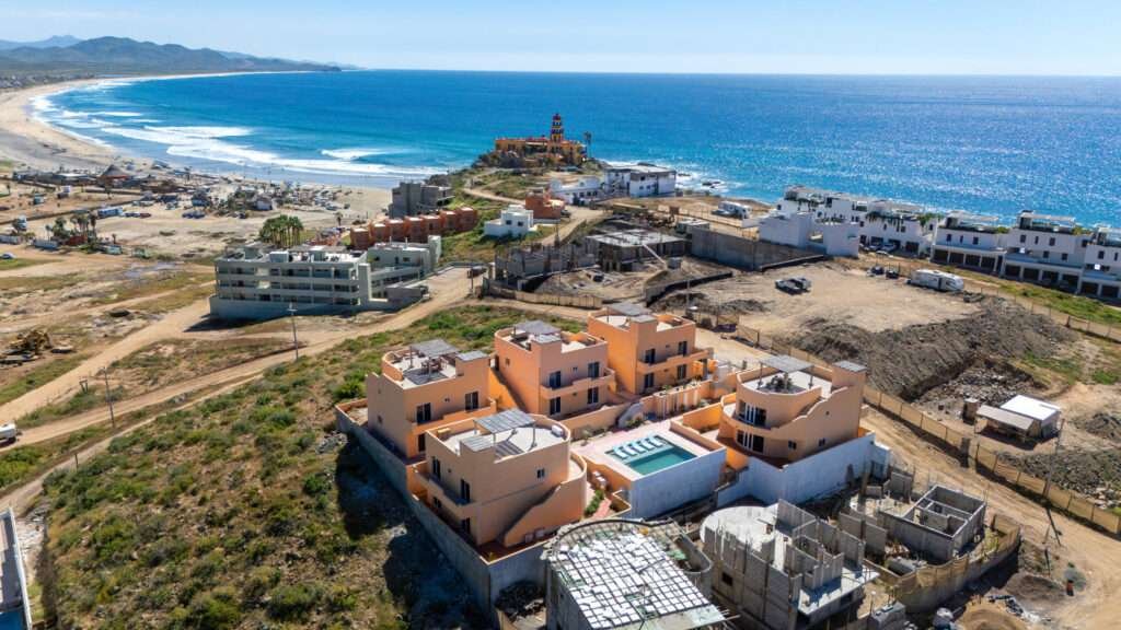 Todos Santos Cerritos Sunrise OWNER FINANCING AVAILABLE! Your Baja Dream Awaits at Cerritos Sunrise! Nestled above the world-class surf break, this turn-key hilltop retreat is just a short distance from all of the activities and dining options Cerritos Beach has to offer. Whether you're looking for a full-time residence or seeking an income-producing getaway, this fully furnished condo is ready to welcome you or your guests home. The spacious two bedroom, two bathroom floorplan features an open concept kitchen and living area and includes a primary suite with en-suite bathroom. The large private terrace is perfect for enjoying sunrise coffee or dining al fresco. With the boutique resort-style pool with built-in loungers just steps away, this ground-floor haven makes living the Baja lifestyle easy breezy. – Cerritos Sunrise phase 4, Pacific, BS