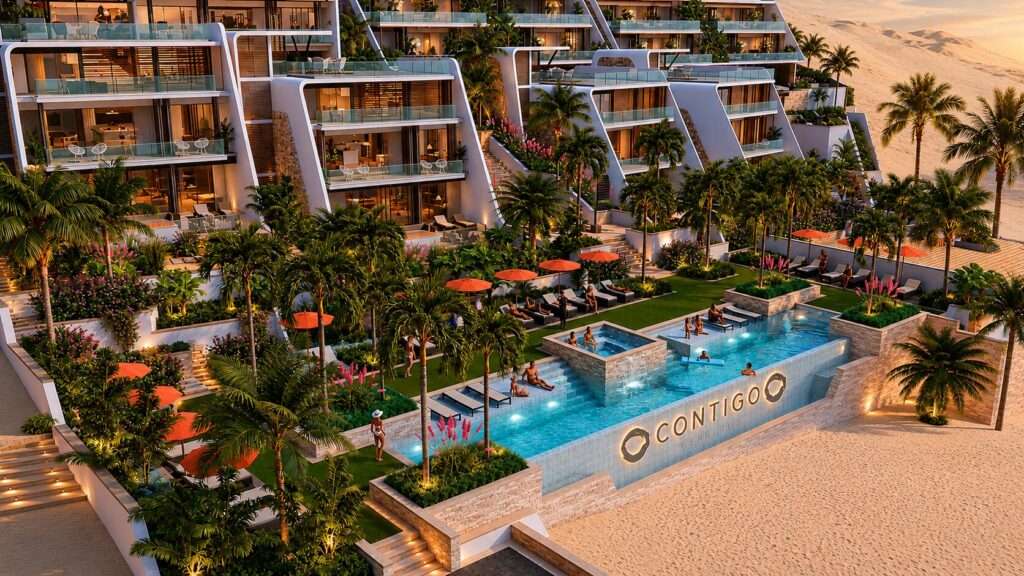 Todos Santos Contigo Cerritos Introducing Contigo Cerritos - a new benchmark for oceanfront living on the Pacific side of Baja. Set along one of the most compelling stretches of coastline between Cerritos Beach and Pescadero, this is true oceanfront: expansive horizon lines, uninterrupted Pacific – Contigo Cerritos Villa B1, Pacific, BS