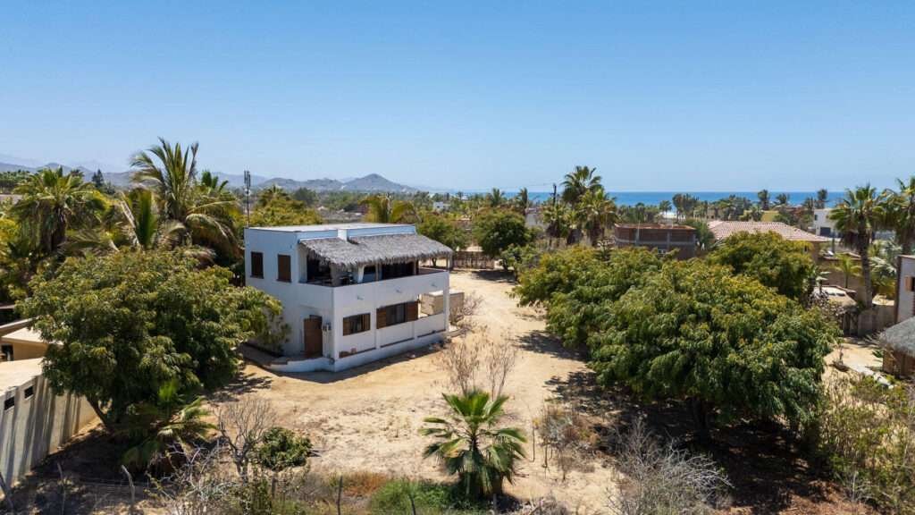 Todos Santos Pescadero Stunning Beachside Living at San PedritoLive just steps from the beach and the renowned San Pedrito Surf Break in one of the most desirable areas of town. This charming home offers the perfect blend of convenience and potential, with ample space to expand and make it your own. Boasting 2-3 bedrooms and 2 bathrooms, this property features a spacious porch perfect for enjoying the ocean breeze, a large garage, and lush, mature landscaping. Situated on a generous ½ acre of land, there's plenty of room for future growth or outdoor activities.Whether you're a surf enthusiast, nature lover, or simply seeking a serene coastal lifestyle, this home offers the ideal opportunity to live in one of the most coveted neighborhoods. Don't miss your chance to own a piece of paradise! – San Pedrito Surf Villa, Pacific, Pacific, BS