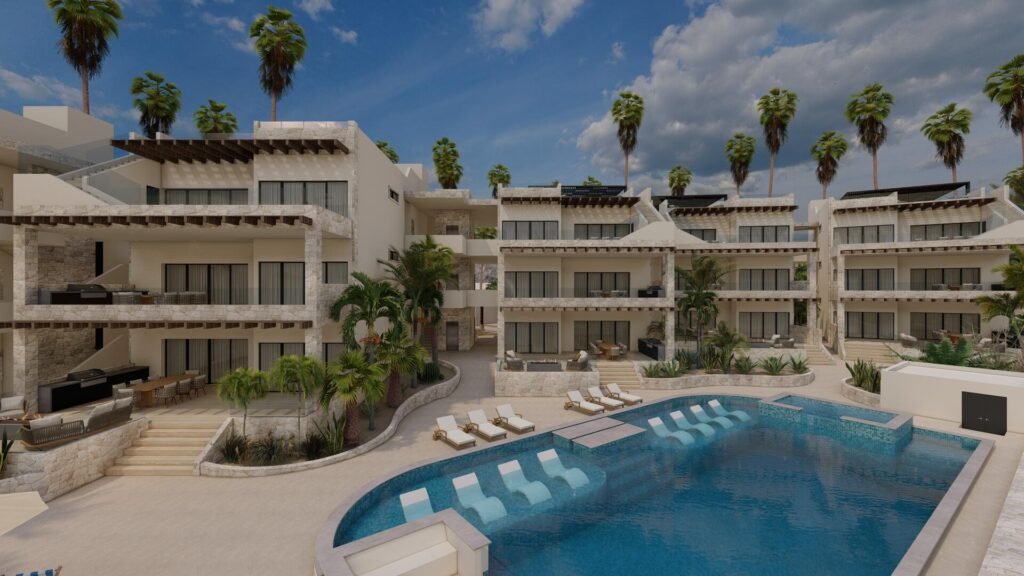 Todos Santos Serenity At Cerritos Discover this exclusive luxury development located in the heart of Cerritos Beach, Baja California Sur. Serenity at Cerritos features 15 stunning condos spread across five standalone buildings, with only one unit per level offering privacy and a serene living experience. Strategically situated within walking distance of the beach, Serenity at Cerritos provides the perfect escape to Baja's natural beauty, combining comfort and convenience. Each spacious 3-bedroom, 3-bathroom condo includes: carpentry, quartz countertops, fully equipped kitchen with cooktop, oven, fridge, microwave and dishwasher. Optional upgrades: wine fridge, washer & dryer, terrace grill, hurricane shutters, fire pit. Don't miss this incredible opportunity to become part of this extraordinary development. – Serenity at Cerritos-Garden, Pacific, Pacific, BS