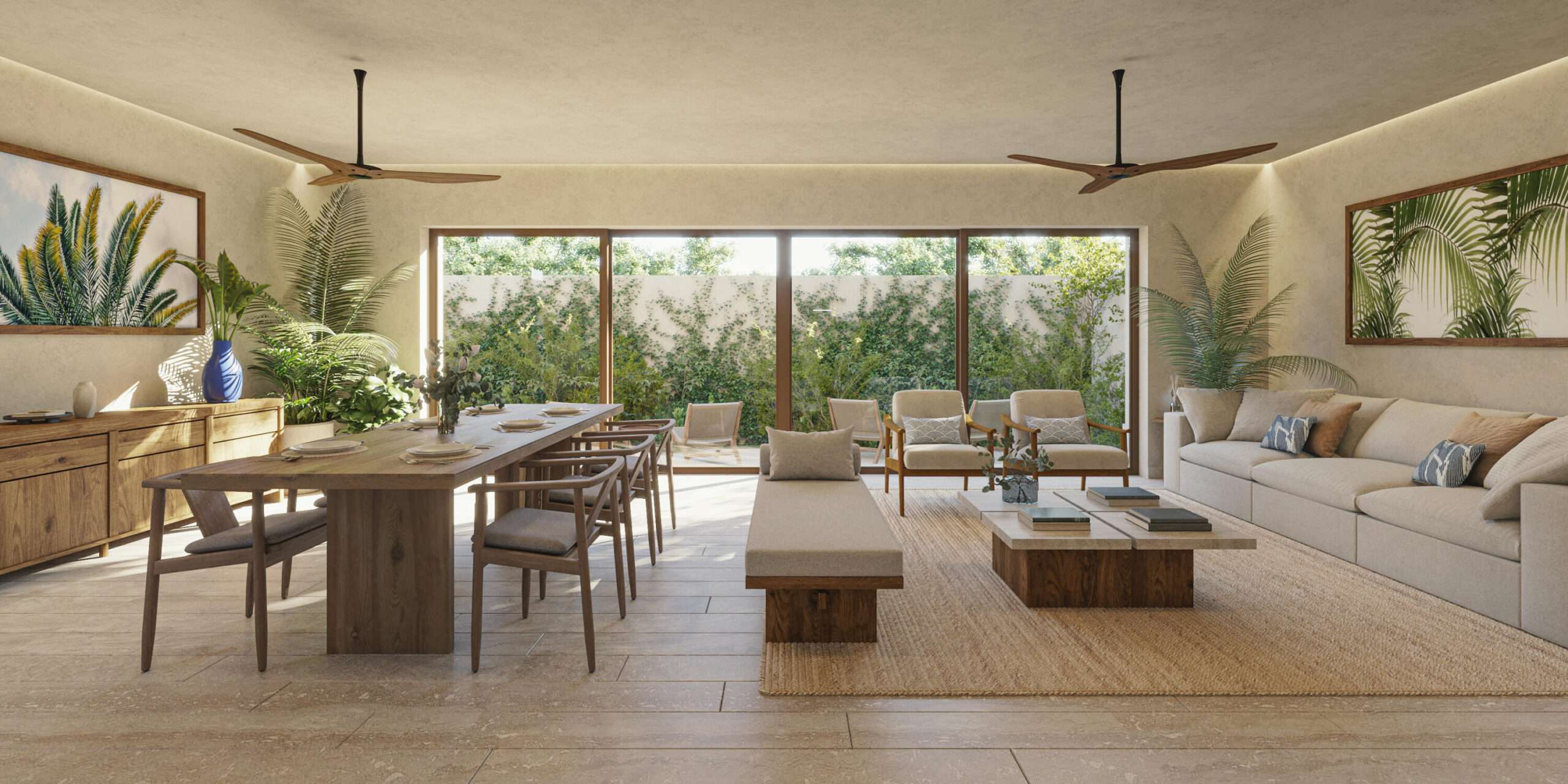 Todos Santos El Posito This Piazzesi contemporary blends seamlessly with the desert setting, perched above an arroyo affording forever Pacific for sale