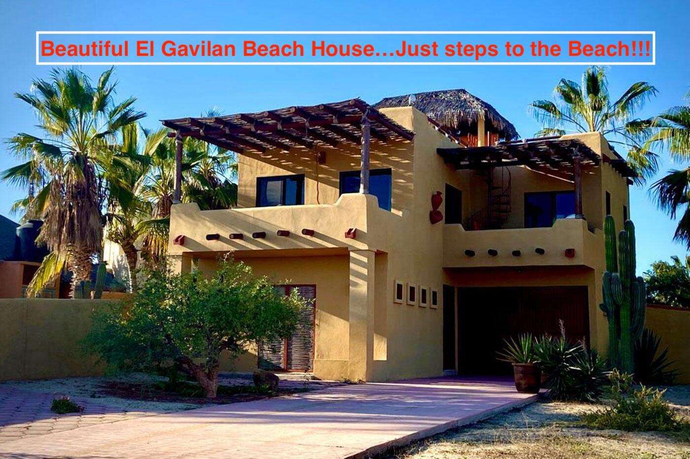 Todos Santos Pescadero GREAT LOCATION for this Spanish-Style ''beach house''! Just steps away from one of the most tranquil sandy beach in southern Baja with amazing ocean for sale