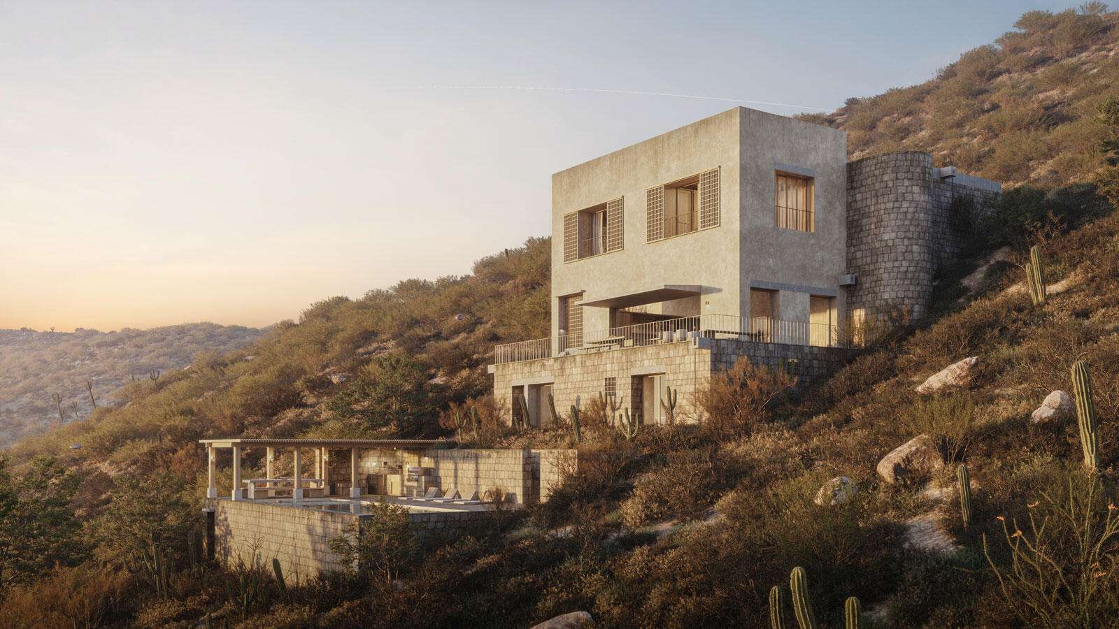 Todos Santos La Poza Discover Casa Paramo, a coastal residence blending minimalist modernism with laid-back Baja charm. Nestled in native landscaping, the home unfolds to courtyards and shaded terraces that extend living outdoors with sweeping for sale