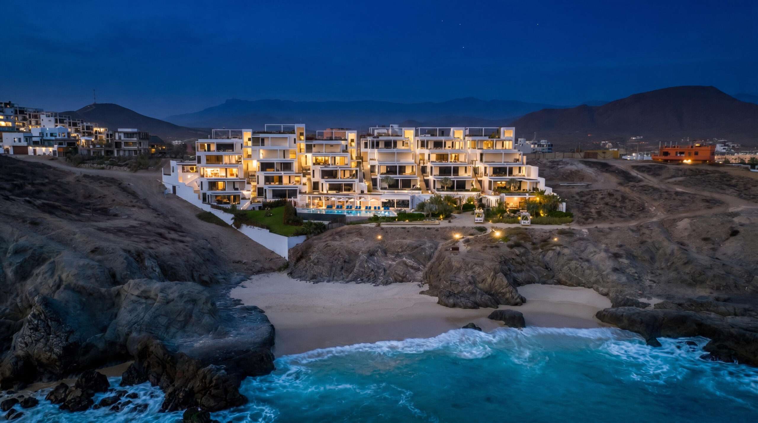Todos Santos Cerritos Welcome to Residence 103 at The Cove at Cerritos. A spectacular 2 bed 2 bath 1475+ sq ft villa in one of the most exclusive luxury communities on the Pacific side. This rare ocean- for sale