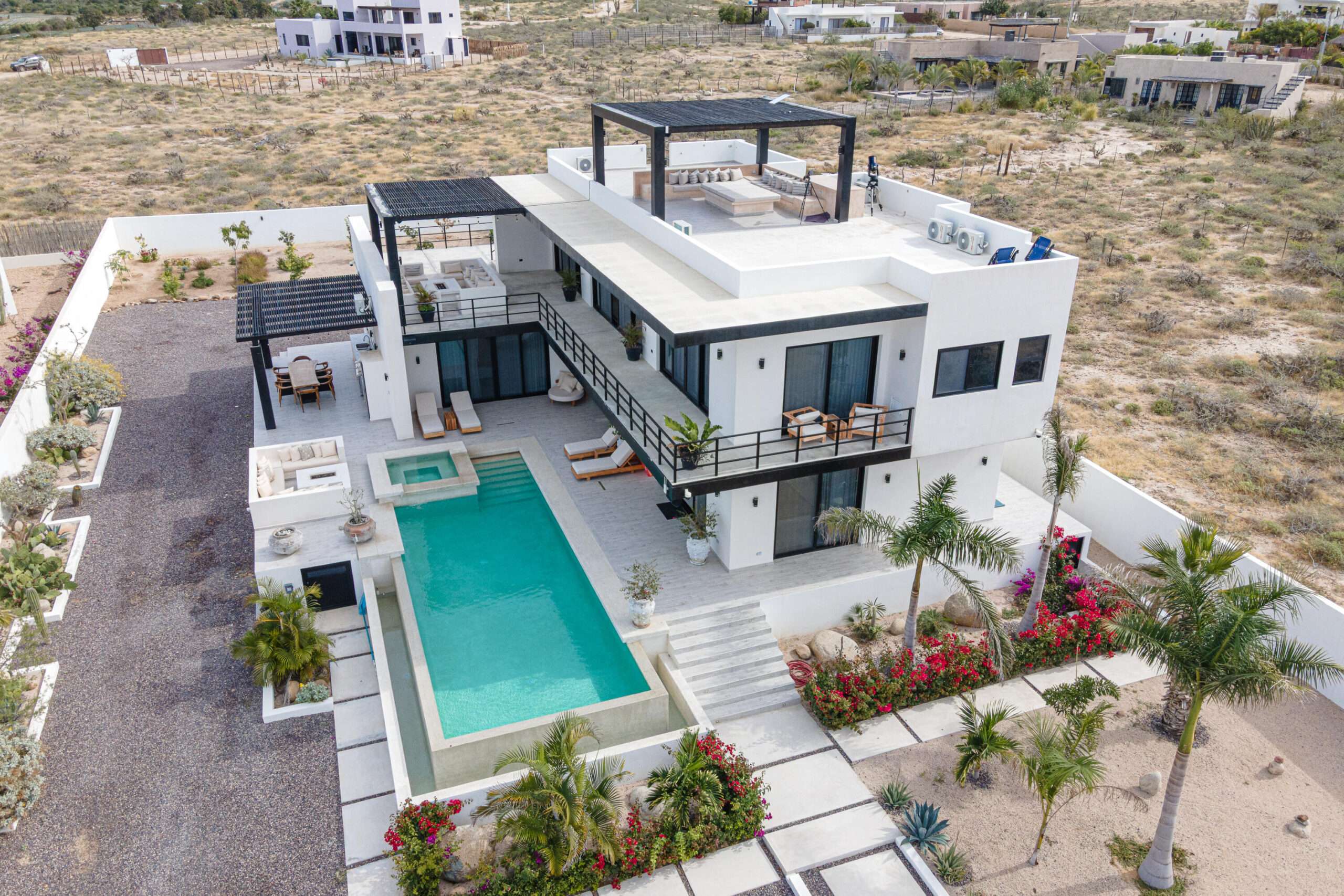Todos Santos El Posito Casa Choya Grande- Luxury Turnkey Ocean for sale