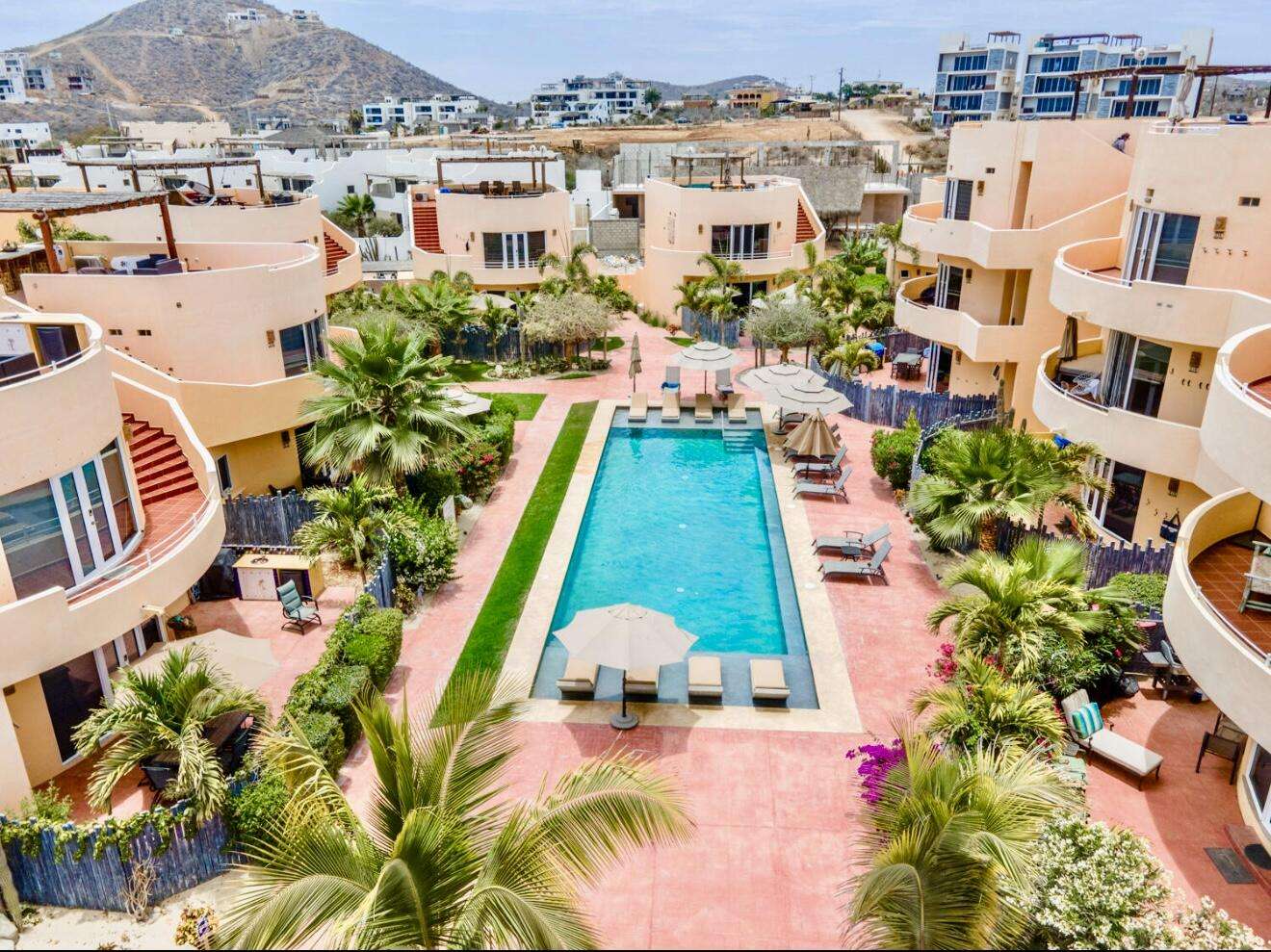 Todos Santos Cerritos Sunrise PRICED TO SELL!!Welcome to Cerritos Sunrise, where comfort meets style just one block from the iconic Cerritos Beach renowned for its world-class surf and swimmable waters.This beautifully upgraded ground-floor condo features 2 oversized bedrooms and 1.5 bathrooms, and has been meticulously maintained by its original owner. The property has been fully renovated with high-end finishes, designer furnishings, and a modern, fully equipped kitchen, making it truly move-in ready.Enjoy an open-concept layout that flows seamlessly to a spacious private terrace, perfect for entertaining. The terrace includes stylish outdoor furniture, a built-in bar with refrigerator, sink, and BBQ grill, and more--ideal for enjoying the warm Cerritos evenings. Set within a thoughtfully designed community surrounded by nature, Cerritos Sunrise offers a tranquil atmosphere along with top-notch amenities including a large community pool and proximity to some of the best local dining and entertainment spots.Don't miss this incredible opportunity.Schedule your visit today!! for sale