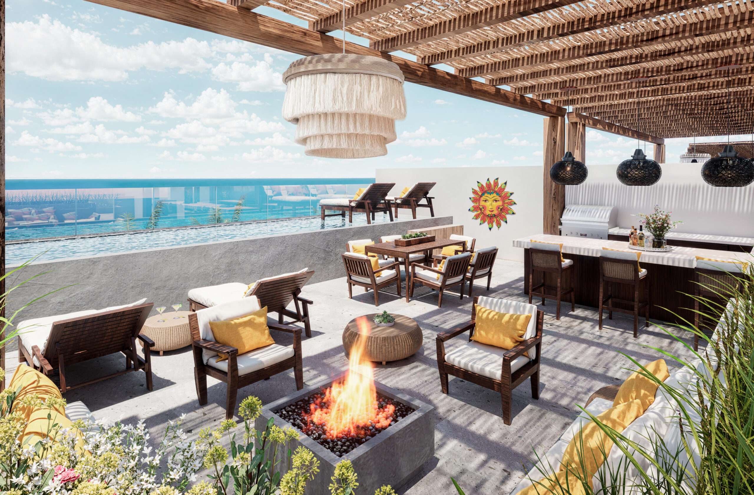 Todos Santos Vista Cerritos Luxury Exclusive Luxury Penthouse With Panoramic Ocean for sale